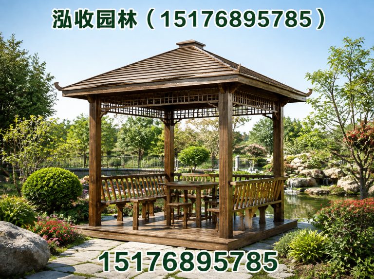 天门京津冀防腐木工程展示图